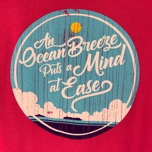 Ocean Breeze Crew Neck T-Shirt: SZ. L